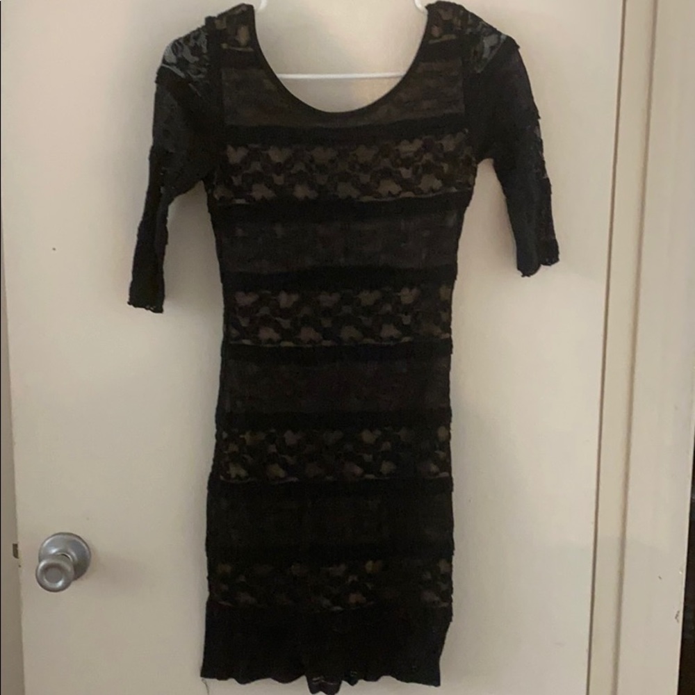 Black/Nude Dress